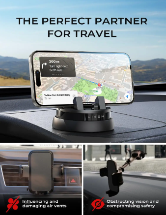 Rotatable Magnetic Car Phone Holder