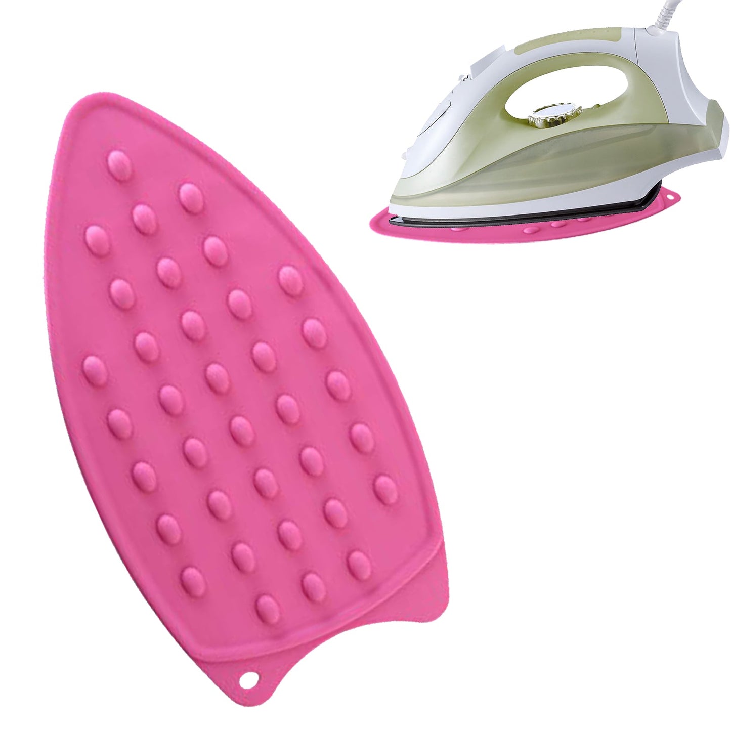 Heat-Resistant Silicone Iron Rest Pad for Ironing Board Steam Compact Iron