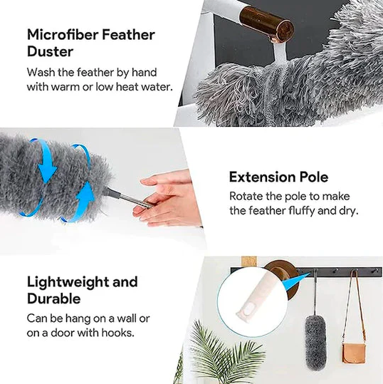 DusterPro - Bendable & Extendable Fan Ceiling Duster