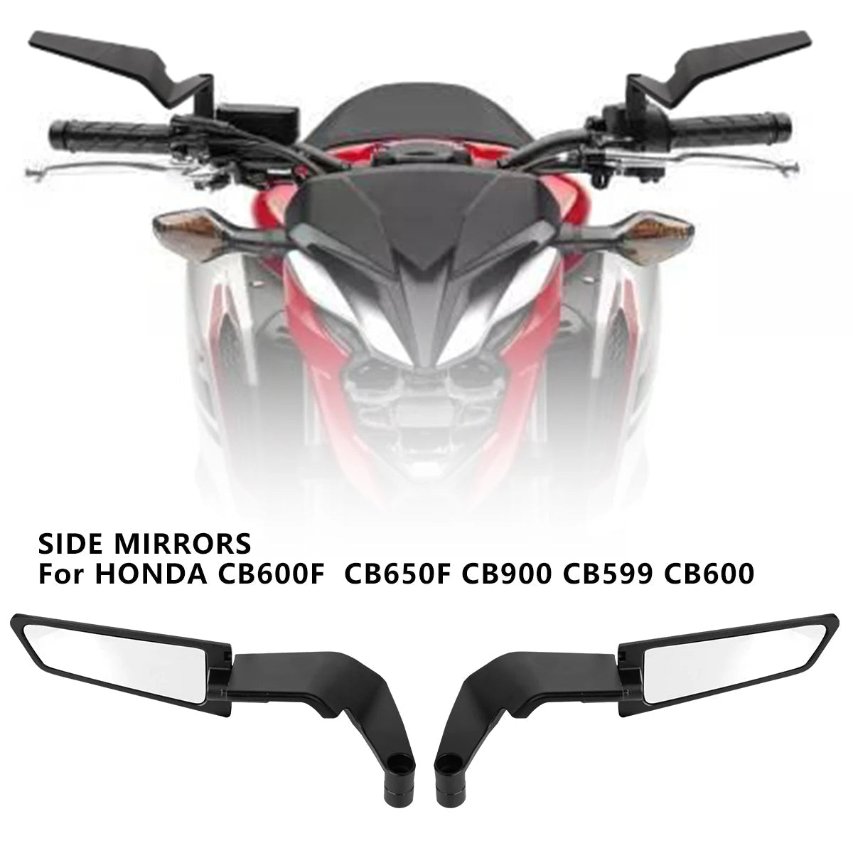 Modified Rearview Mirror for Motorbikes (Pack of 2)